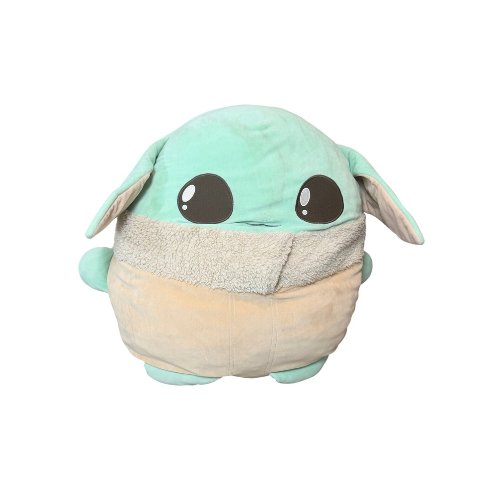 Squishmallows Star Wars Grogu Baby Yoda 20" Plush Large Pillow The Child Green